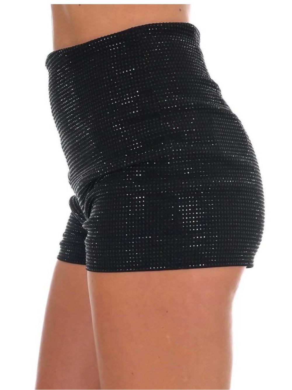 NWT Rhinestone Black Shorts Size Small - Picture 2 of 7